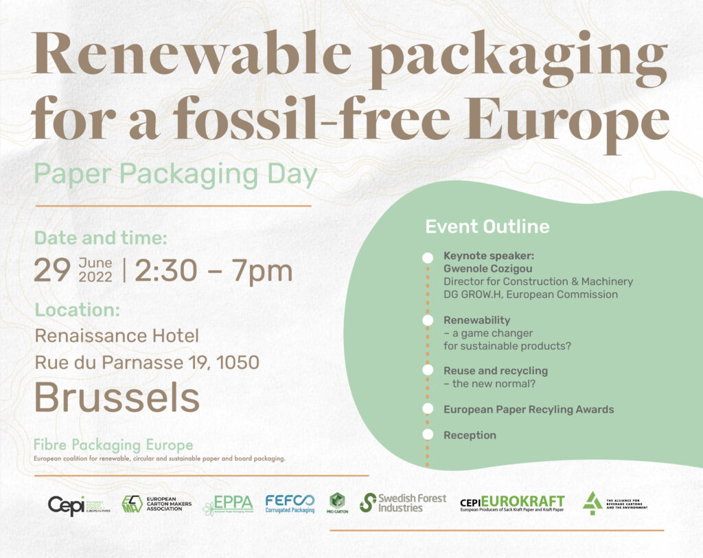 Renewable Packaging enables Fossil Free Europe